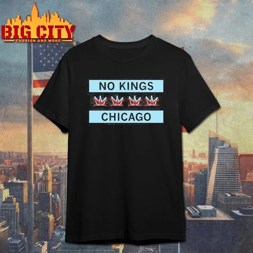 No kings chicago flag 2025 Shirt