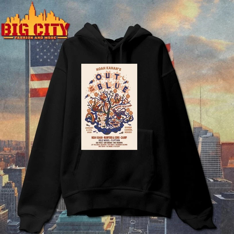 Noah Kahan January 8th 11th 2026 Cancun Tour Poster shirt