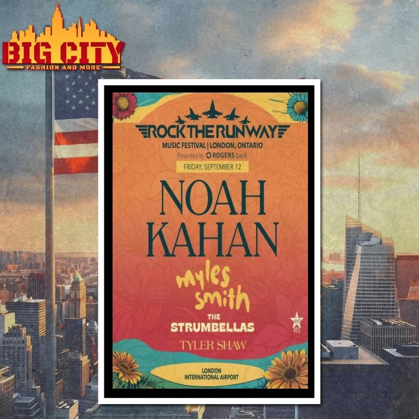 Noah Kahan London, ON Sept 12 2025 Poster shirt
