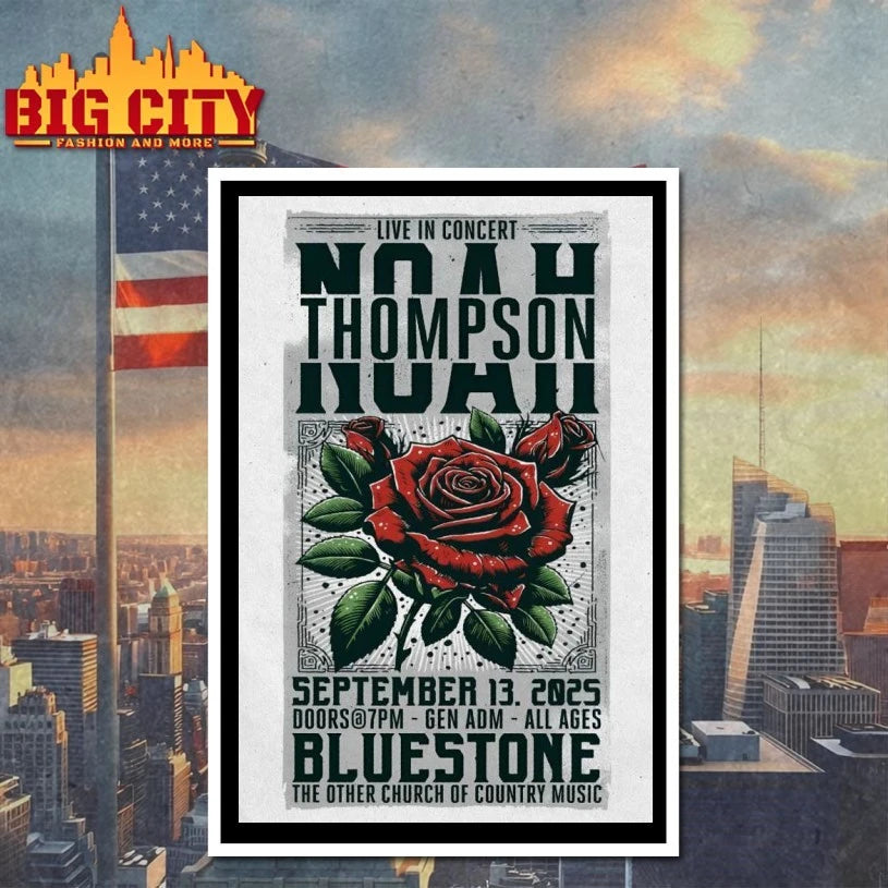 Noah Thompson Columbus Tour On Sept 13 2025 Poster Shirts
