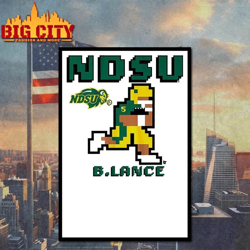 North Dakota State Bryce Lance Retro Baller shirt