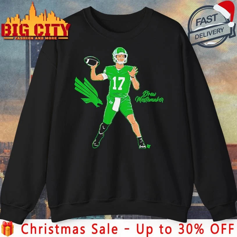 North Texas Football Drew Mestemaker Superstar Pose signature Shirt
