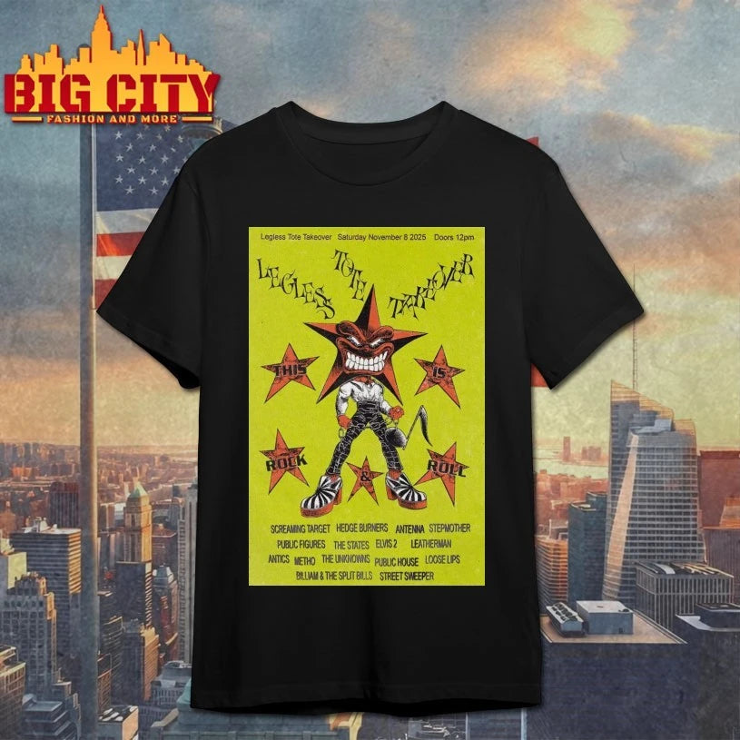 Nov 8 2025 Legless Records Poster Legless Tote Takeover Poster Shirt