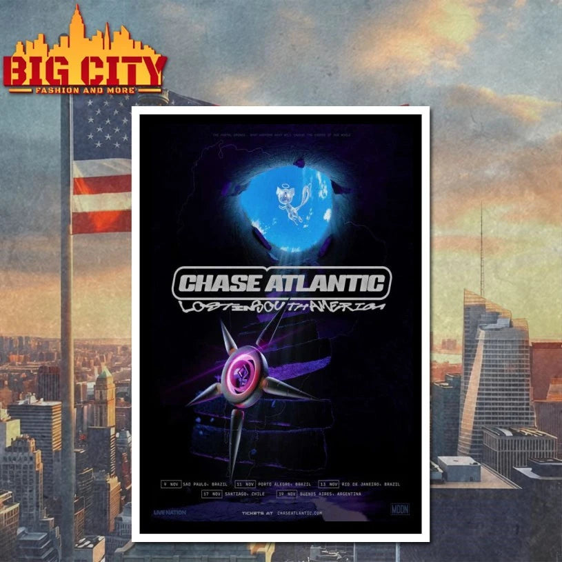 Nov 9 2025 Poster Chase Atlantic Sao Paulo, Brazil poster Shirt