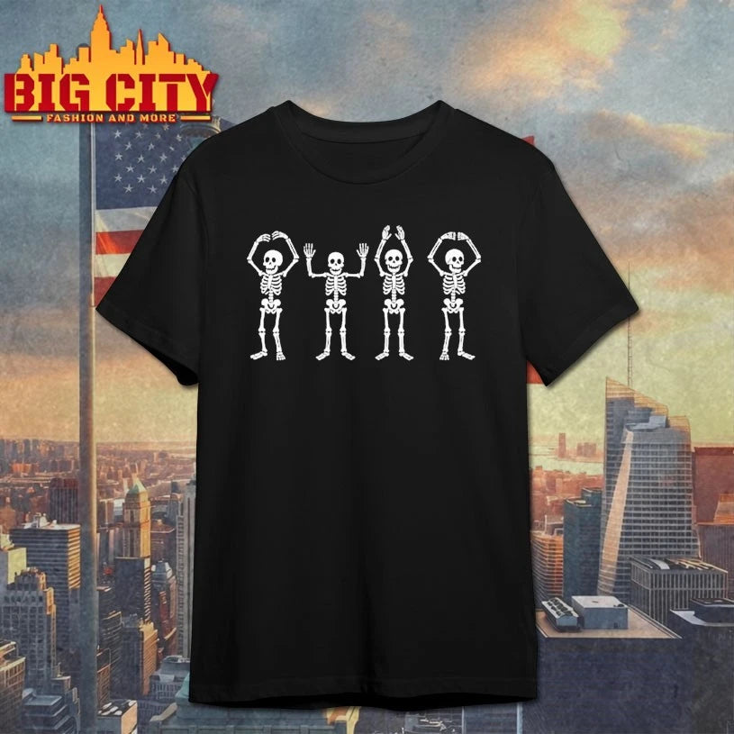 O-H-I-O Skeleton Halloween Funny Ohio State shirt