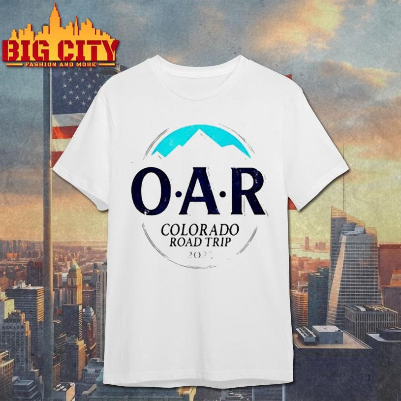 O.A.R. Colorado Road Trip 2025 logo shirt
