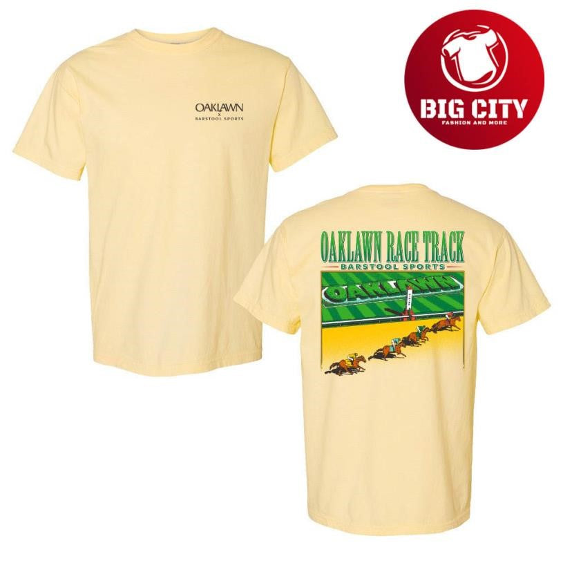 Oaklawn x Barstool Sports Race Track Two Sided Shirt
