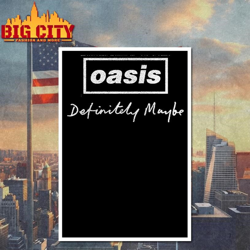 Oasis Definitely Maybe Distressed Shirt