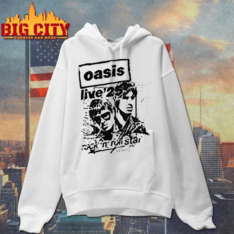Oasis Live 25 La Rose Bowl Stadium Shirt