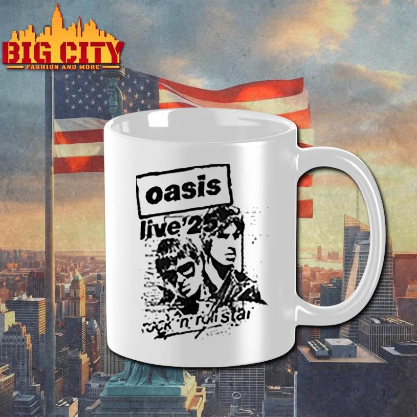 Oasis Live 25 La Rose Bowl Stadium Shirt