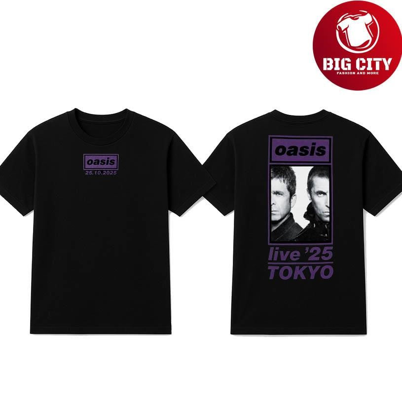 Oasis October 25 2025 Tokyo Two Sided Shirt