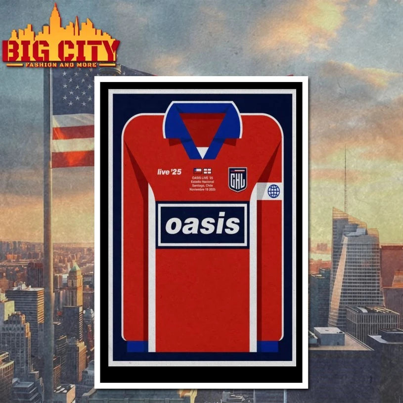 Oasis Santiago Event On Nov 19 2025 Poster shirt