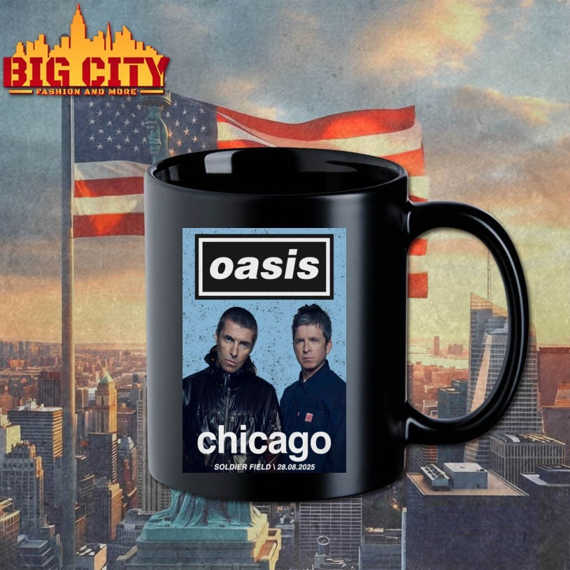 Oasis Show Chicago, IL at Soldier Field 28 Aug 2025 Shirts