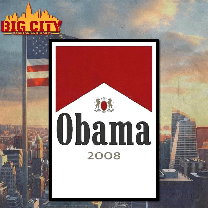 Obama 2008 Cigarettes Marlboro Shirt