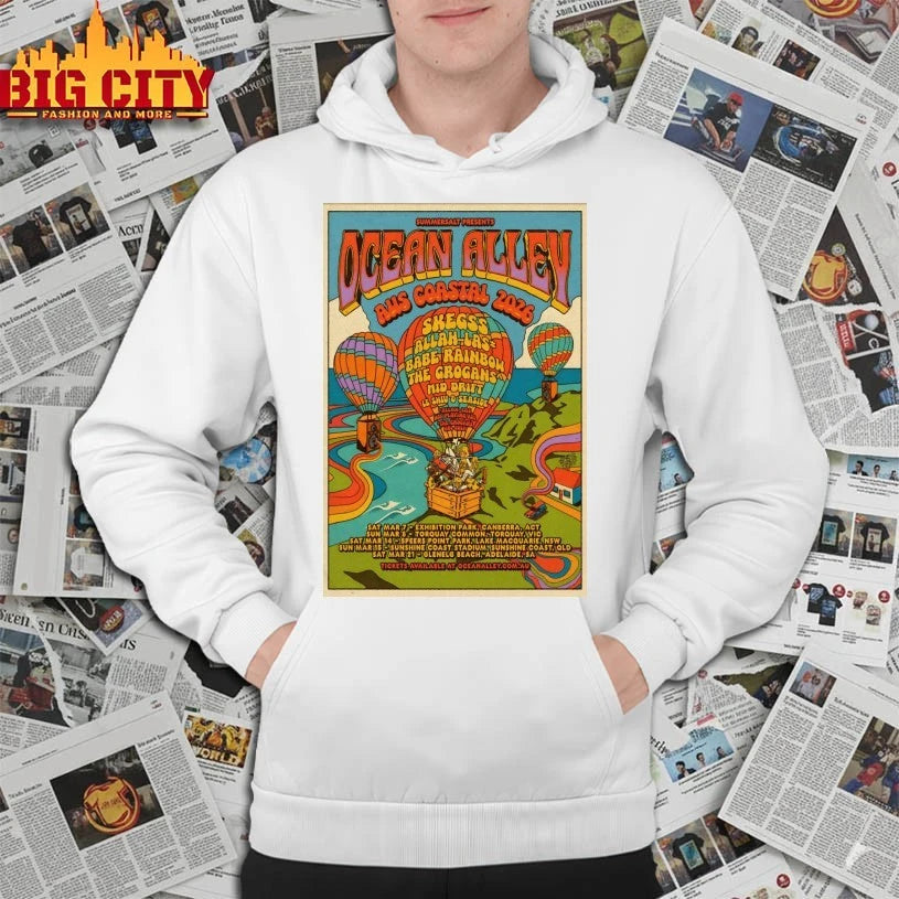 Ocean Alley Aus Coastal 2026 Tour Poster shirt
