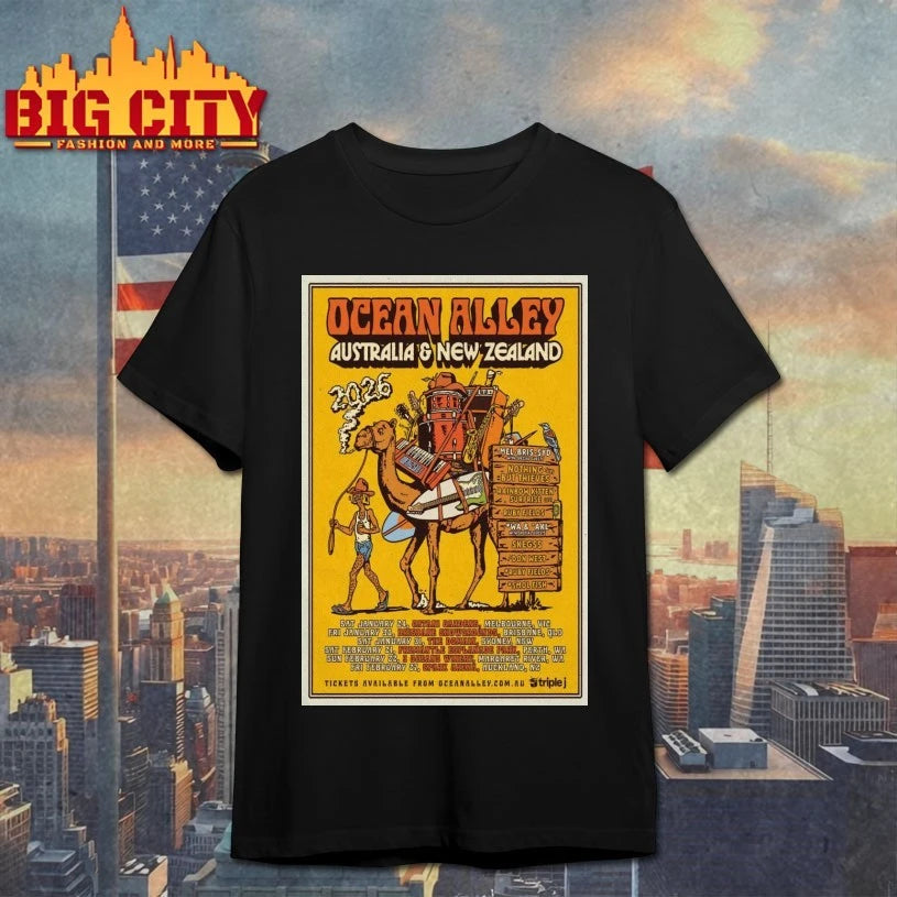Ocean Alley Australia New Zealand Tour 2026 Poster Shirt