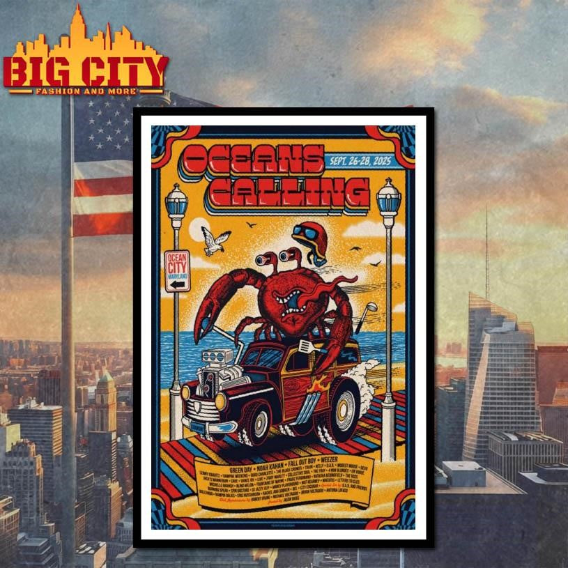 Oceans Calling Festival 2025 Poster Shirt