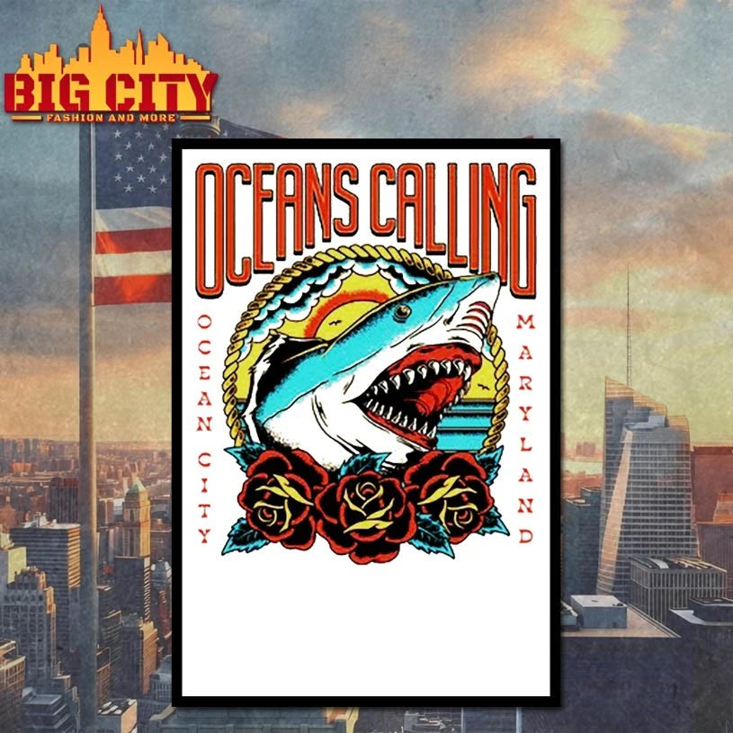 Oceans Calling Festival 2025 Shark Lineup shirts