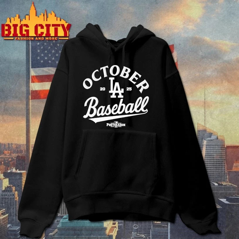 October Baseball LA Dodgers Postseason 2025 shirt