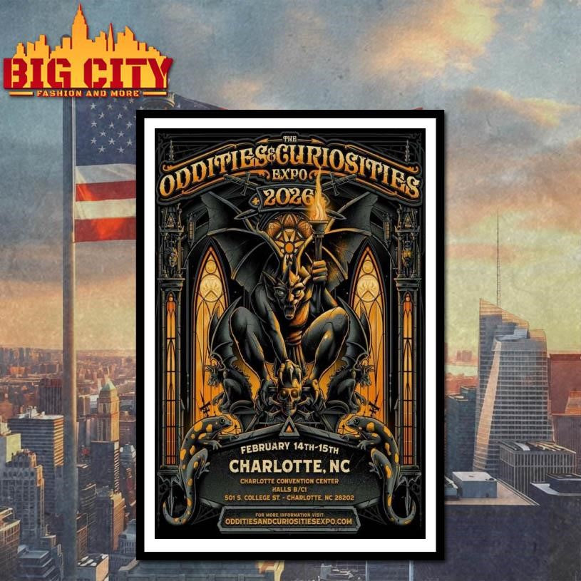Oddities &amp; Curiosities Expo Feb 14th – 15th 2026 Poster Shirt