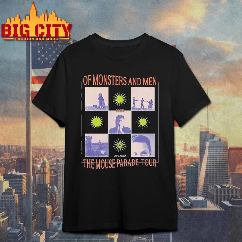 Of Monsters And Men The Mouse Parade Tour 2025 Shirt