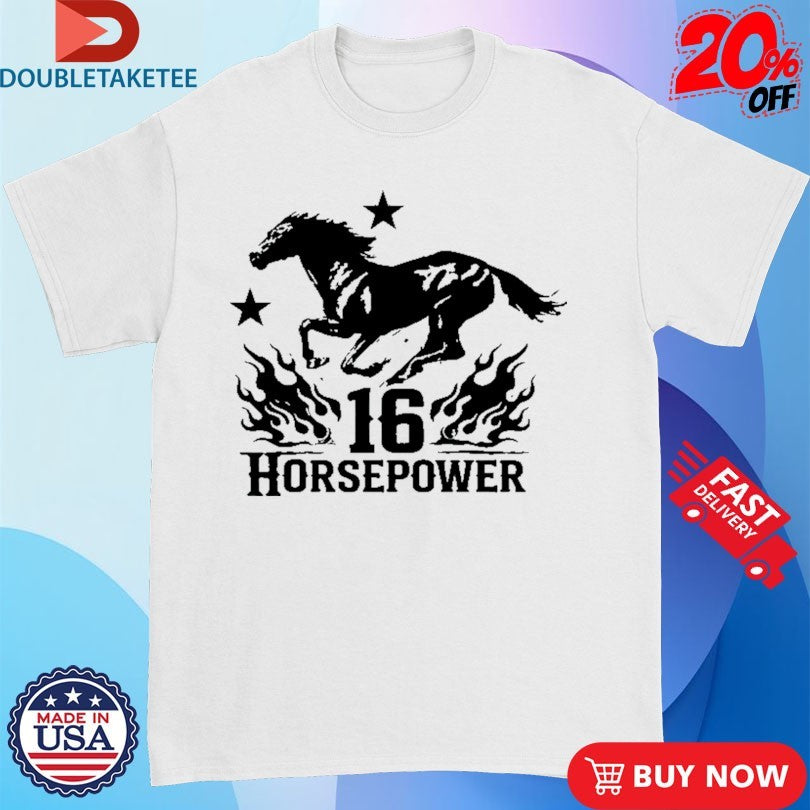 Official 16 Horsepower Star Horse Shirts