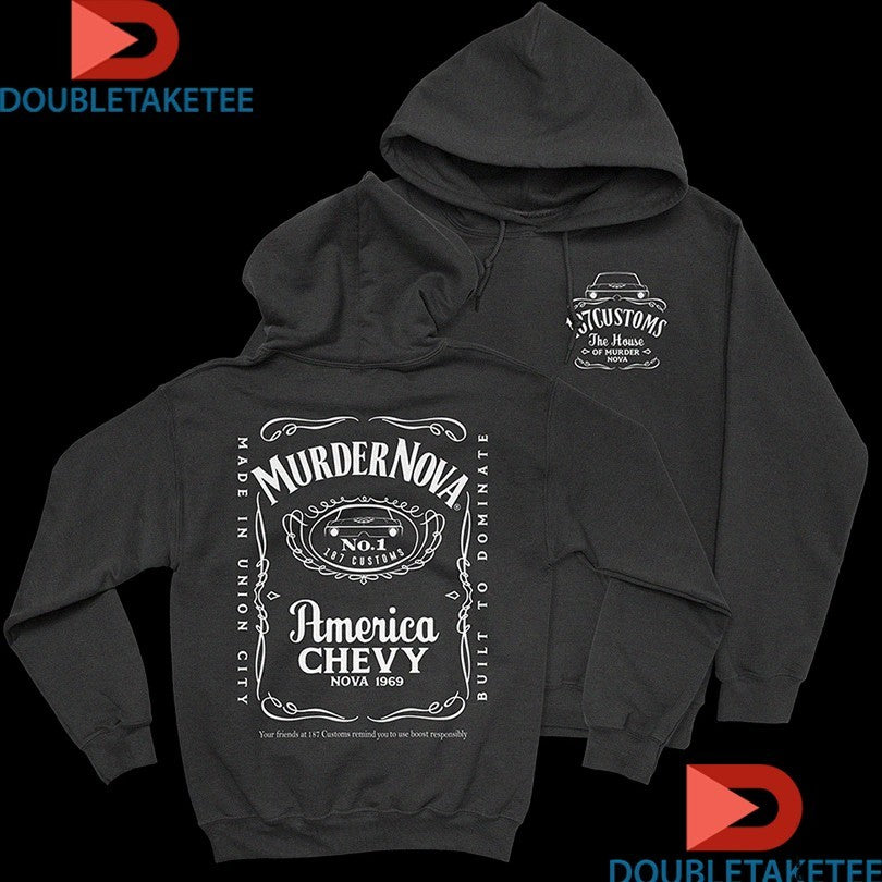 Official 187 Customs No 1 Murder Nova American Chevy Nova 1969 Shirts