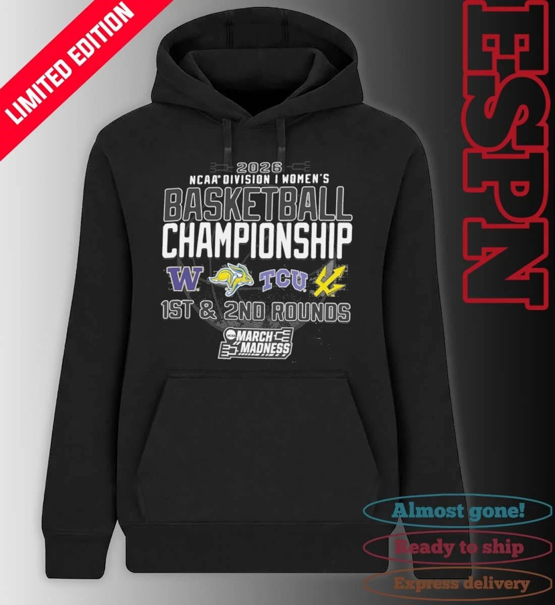 Official 1st, 2nd Rounds 2026 NCAA DI Women’s Basketball Championship – Fort Worth, TX Shirt