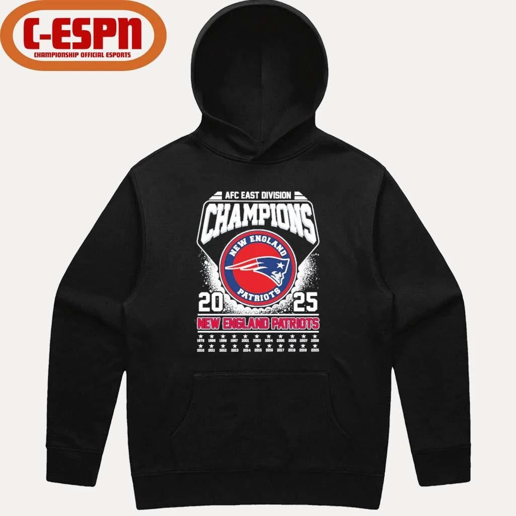 Official 2025 AFC Champions NE Patriots Shirt