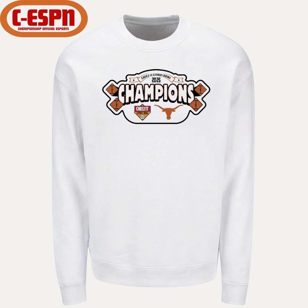 Official 2025 Cheez-It Citrus Bowl TEXAS CHAMPS Shirt