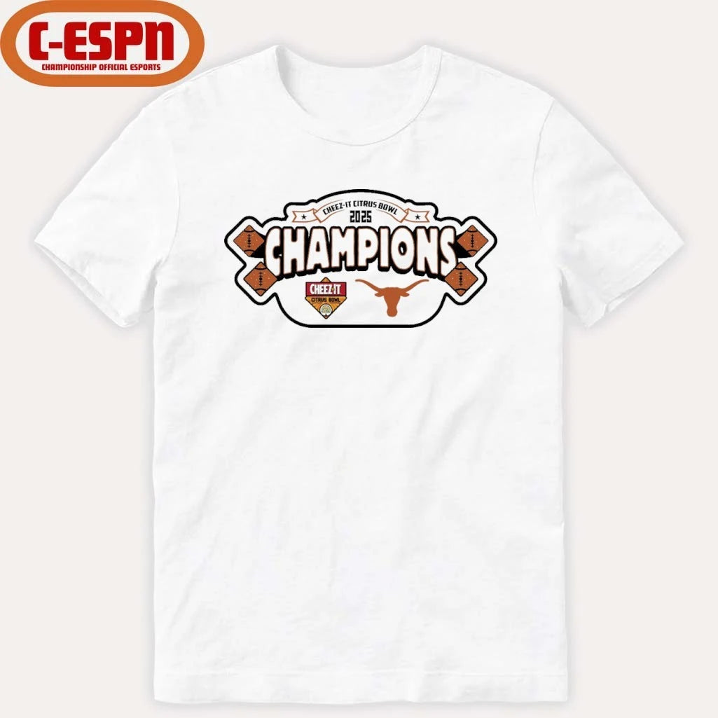 Official 2025 Cheez-It Citrus Bowl TEXAS CHAMPS Shirt