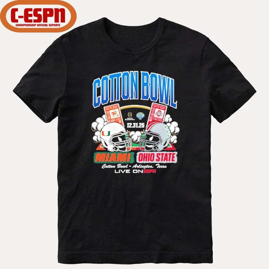 Official 2025 Cotton Bowl Head to Head Shirt