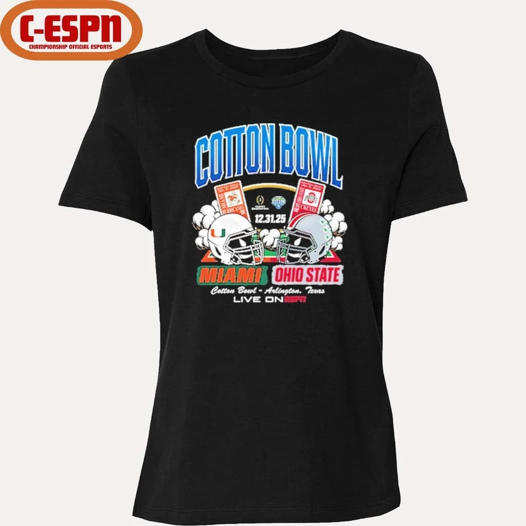 Official 2025 Cotton Bowl Head to Head Shirt