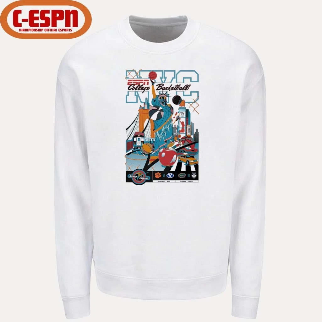 Official 2025 Jimmy V Classic 4 Team Basketball Shirt