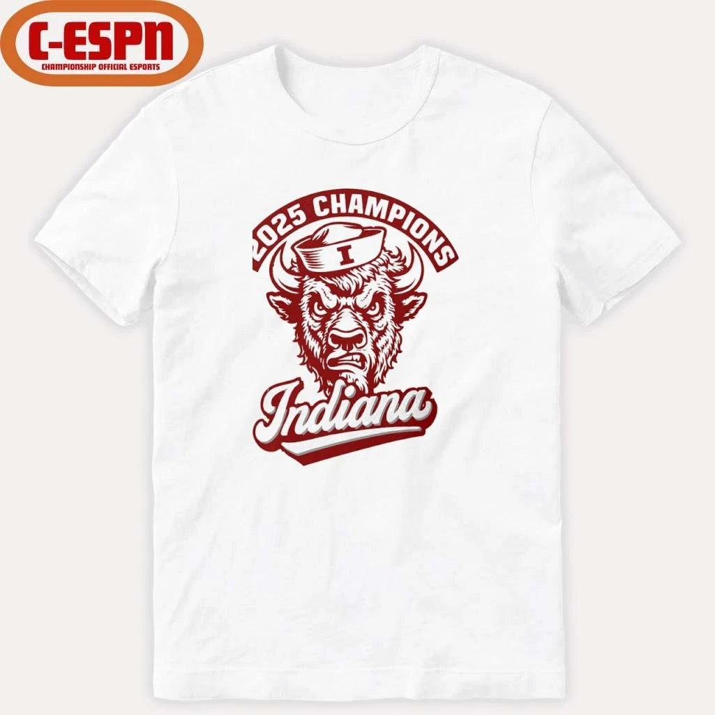 Official 2025 National Champions Indiana Bison shirt