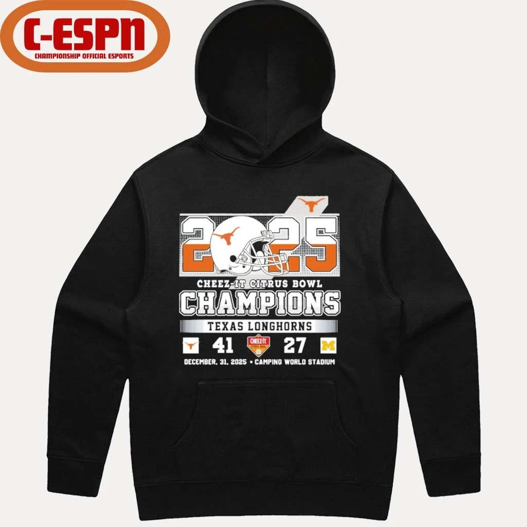 Official 2025 Texas Citrus Bowl Score Champions 41-24 Michigan Shirt