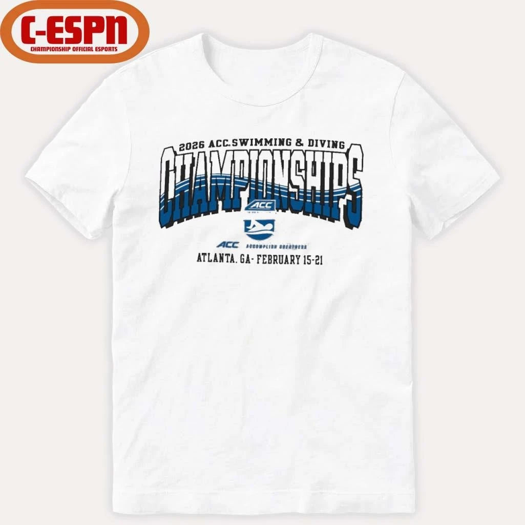 Official 2026 ACC Swimming &amp; Diving Championships T-Shirt