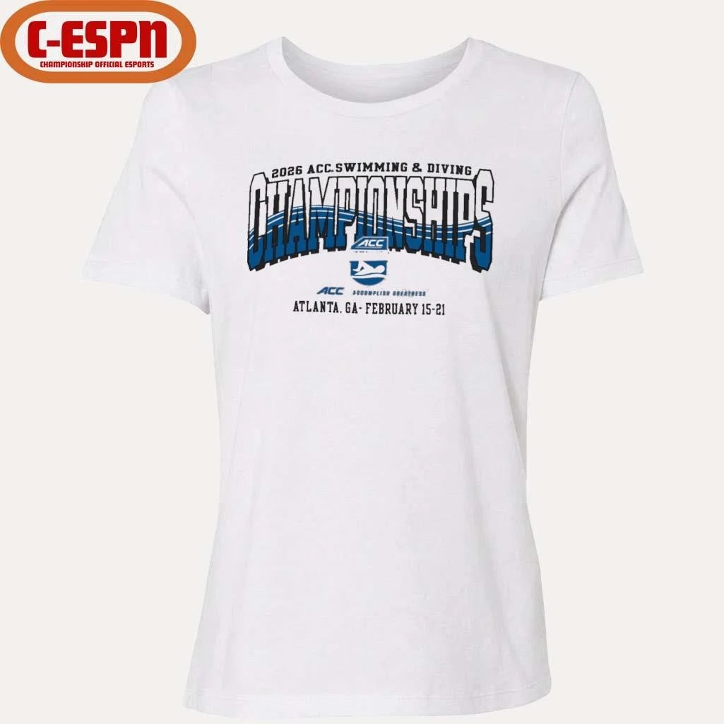 Official 2026 ACC Swimming &amp; Diving Championships T-Shirt