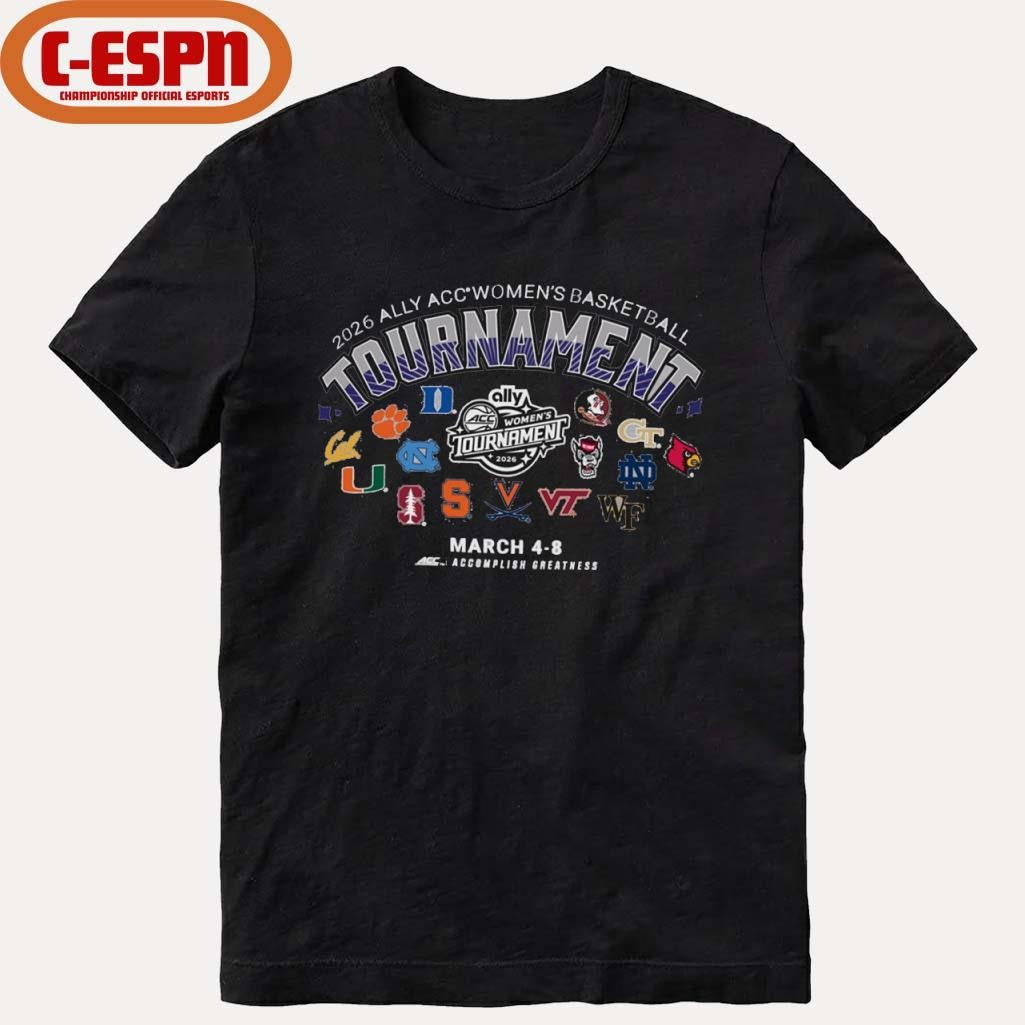 Official 2026 ACC Women’s Basketball Championship T-Shirt