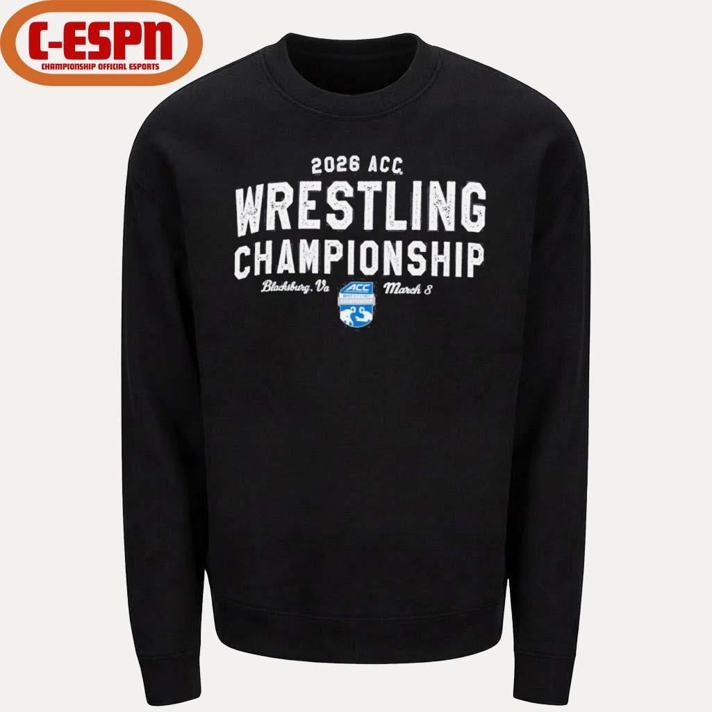 Official 2026 ACC Wrestling Championships T-Shirt