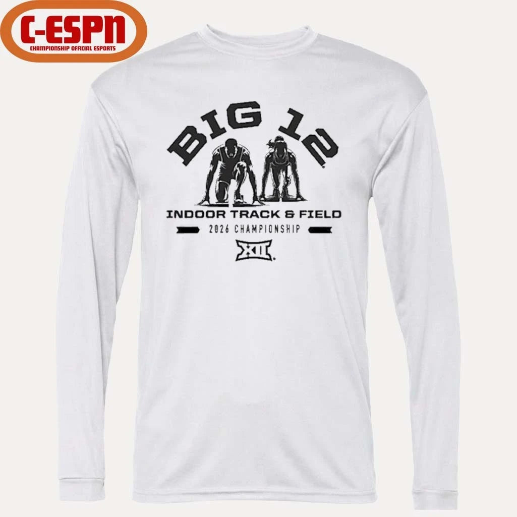 Official 2026 Big 12 Indoor Track &amp; Field Championship T-Shirt