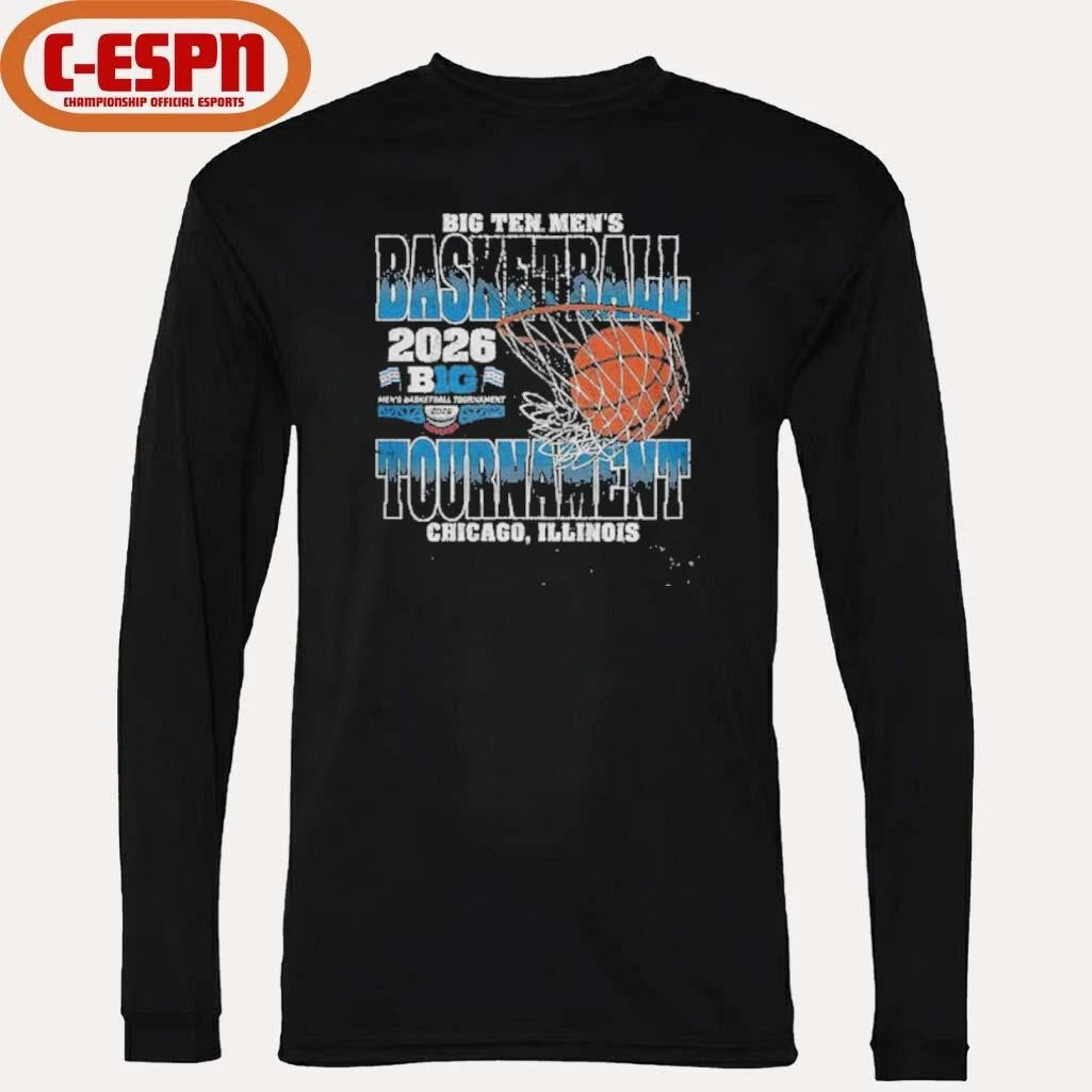 Official 2026 Big Ten Men’s Basketball Tournament shirt