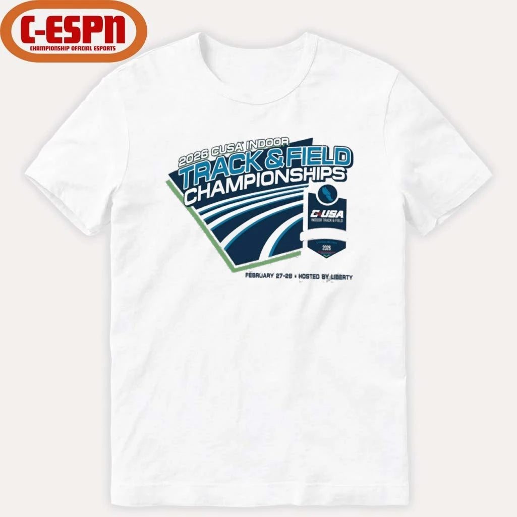 Official 2026 C-USA Indoor Track &amp; Field Championship T-Shirt
