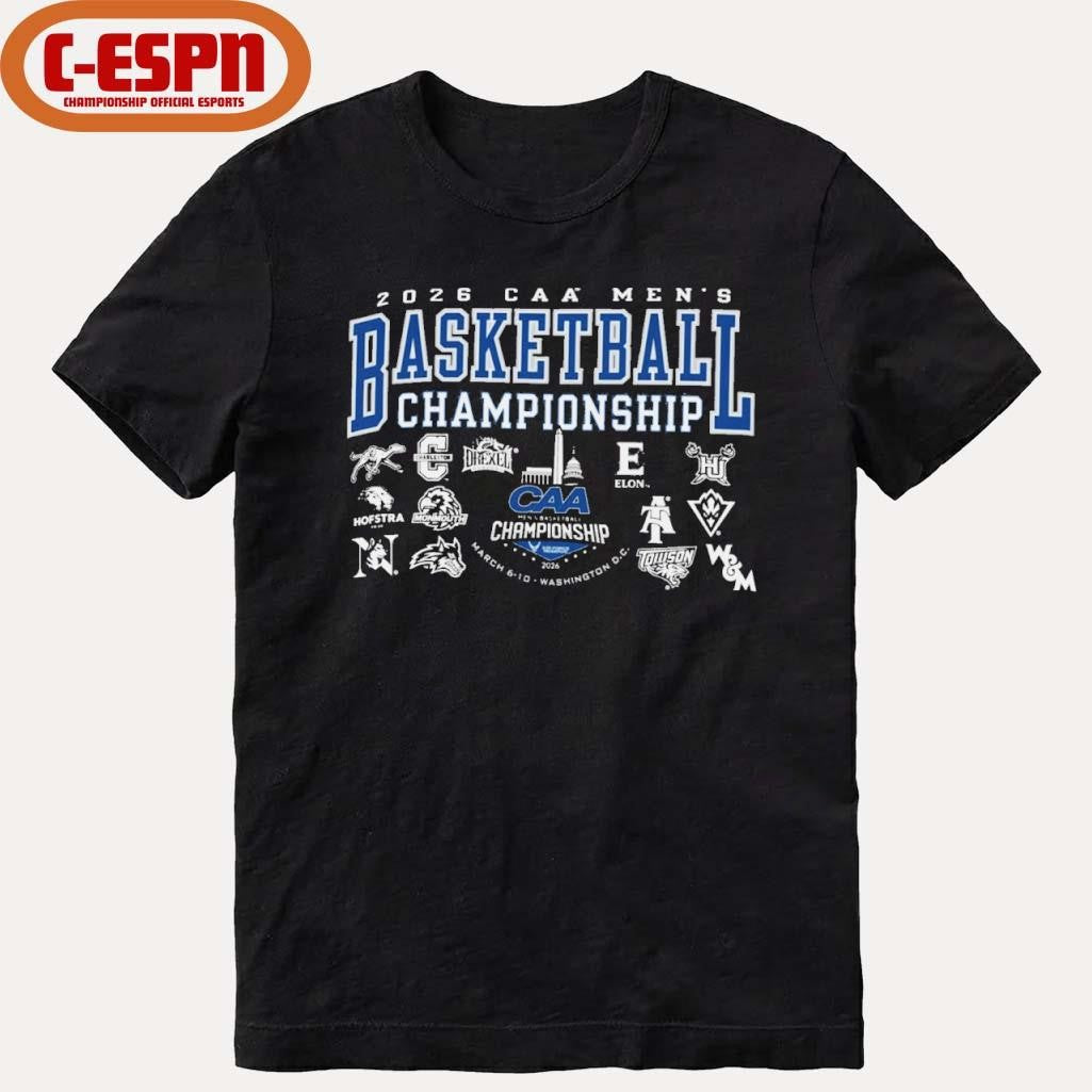 Official 2026 Coastal Athletic Men’s Basketball Championship Shirt