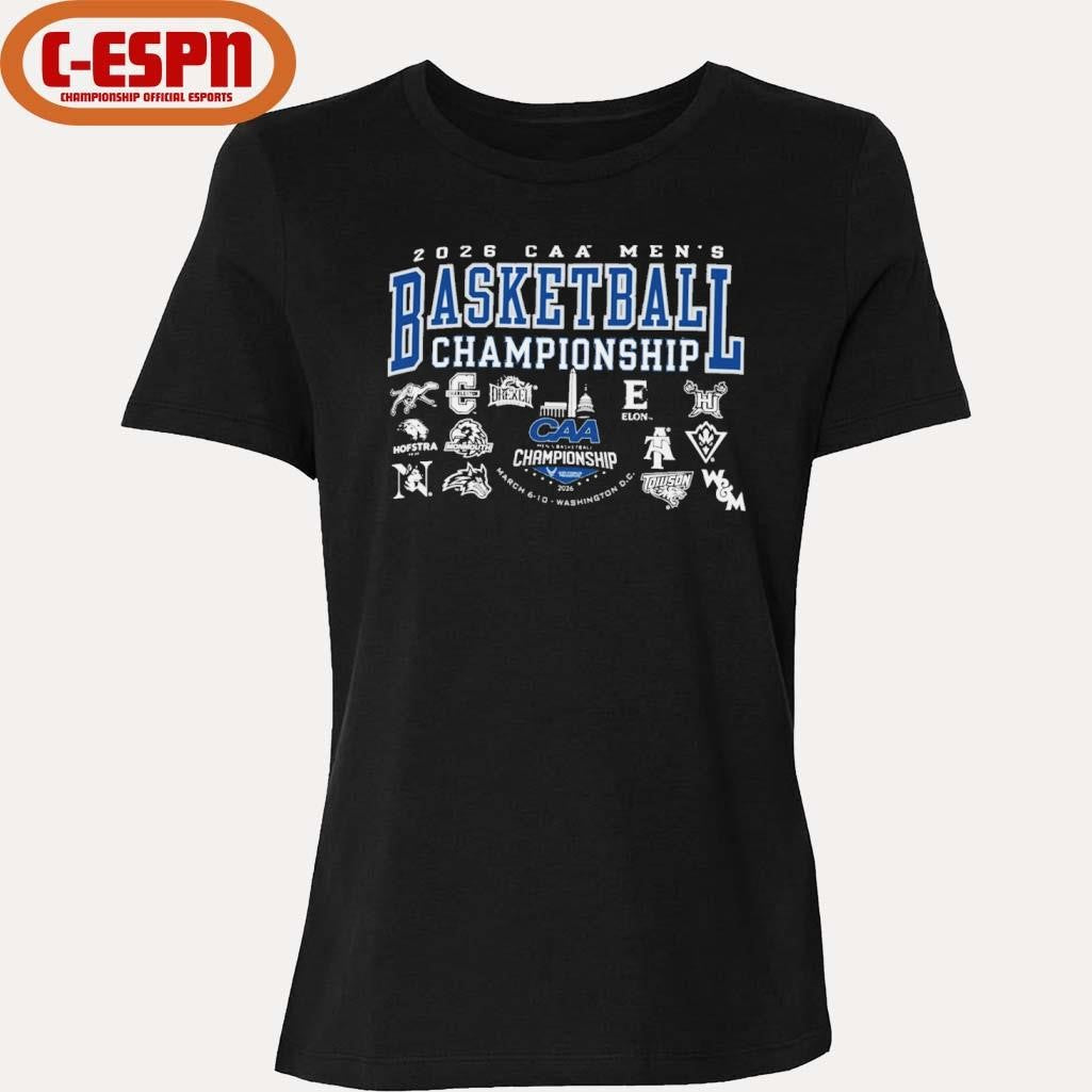 Official 2026 Coastal Athletic Men’s Basketball Championship Shirt