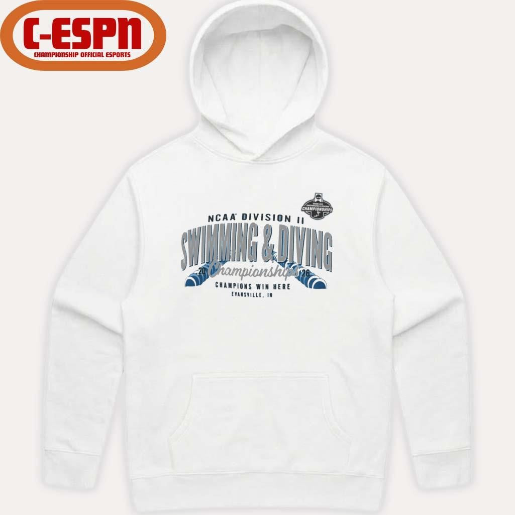 Official 2026 Division II Swimming &amp; Diving Championships Shirt
