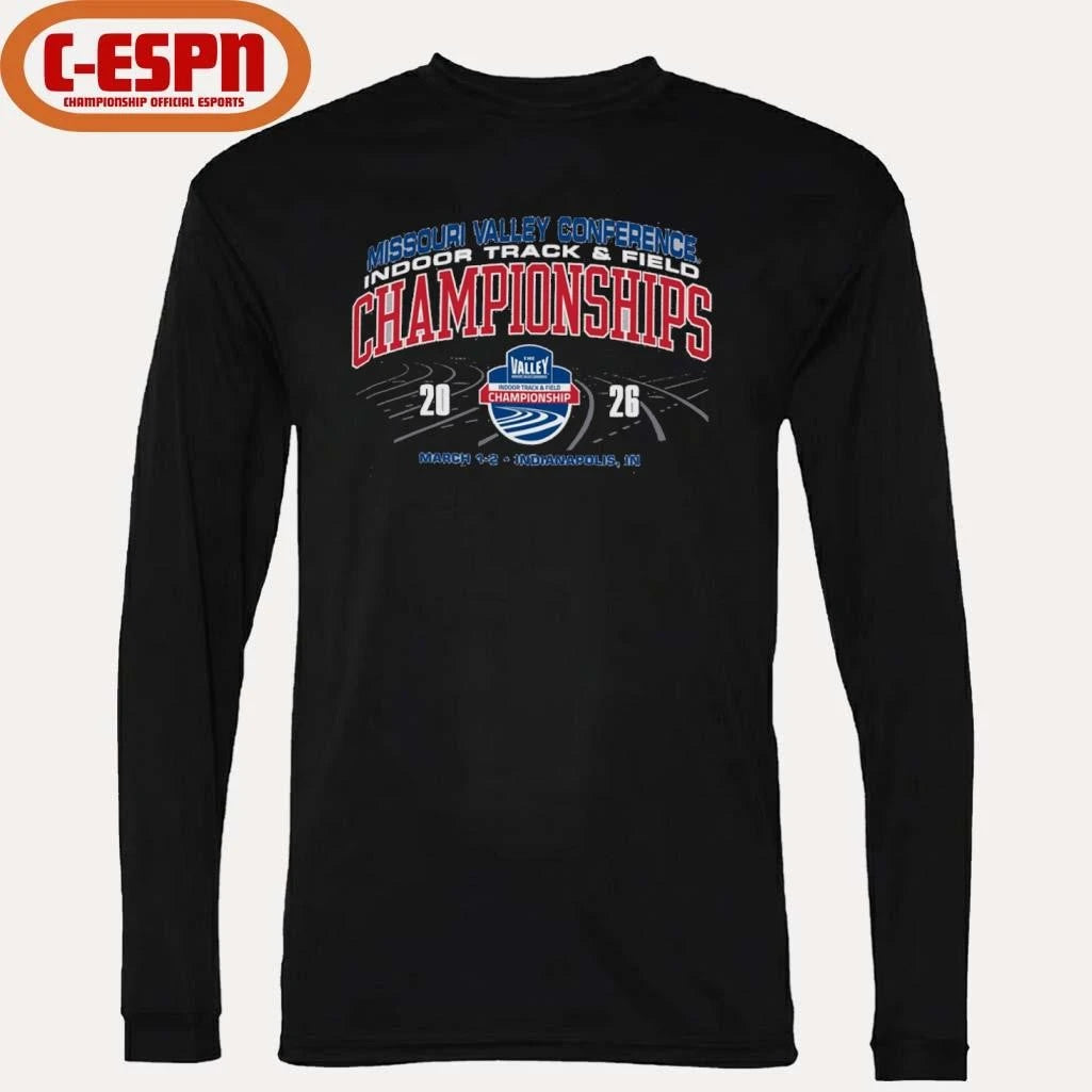 Official 2026 Missouri Valley Conference Indoor Track &amp; Field Championships Shirt