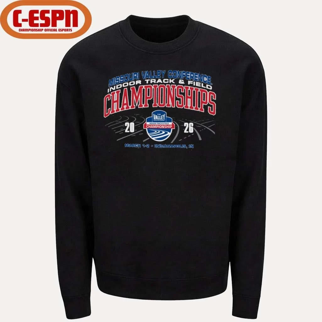 Official 2026 Missouri Valley Conference Indoor Track &amp; Field Championships Shirt