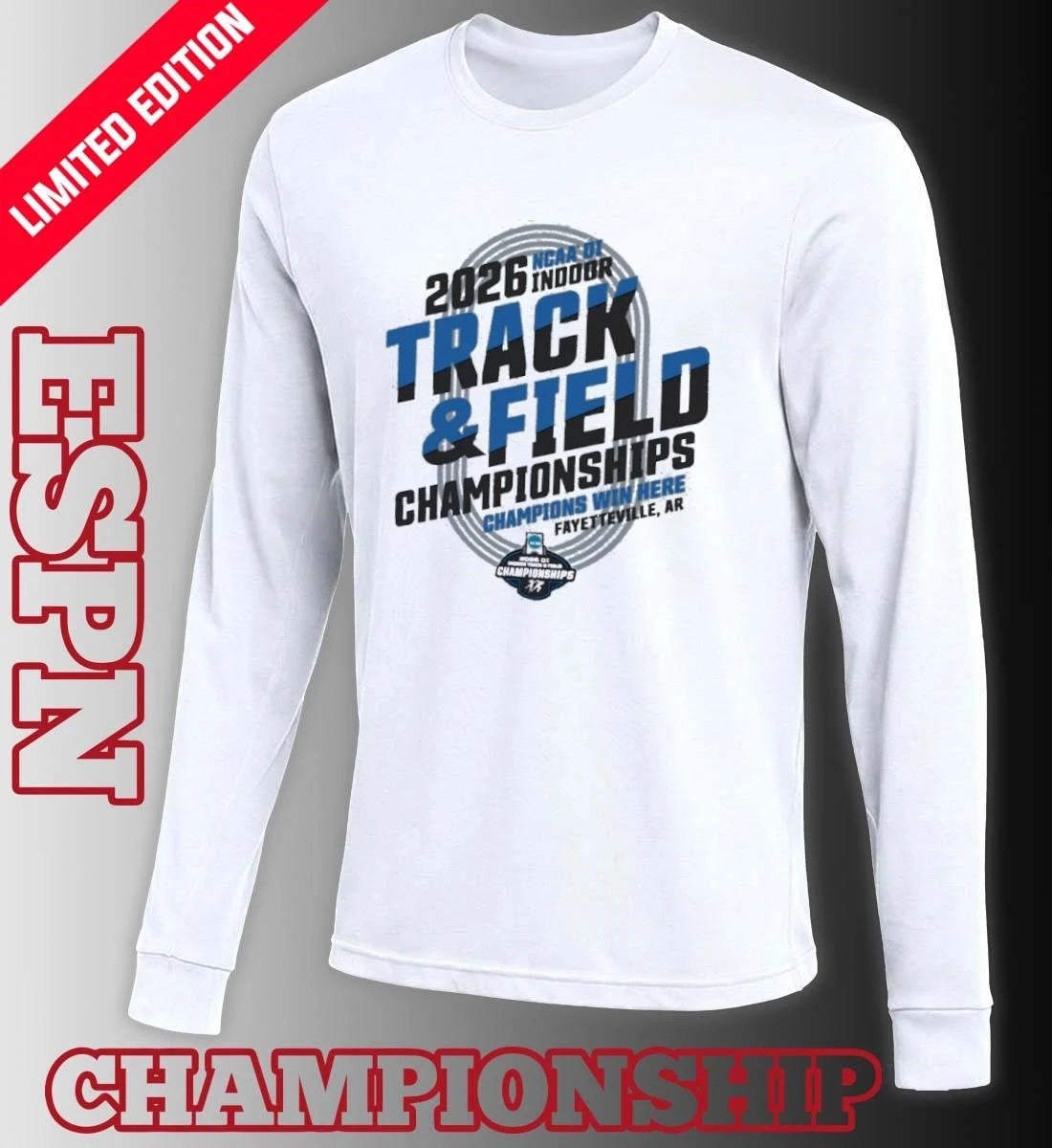 Official 2026 NCAA DI Indoor Track &amp; Field Championships T-Shirt