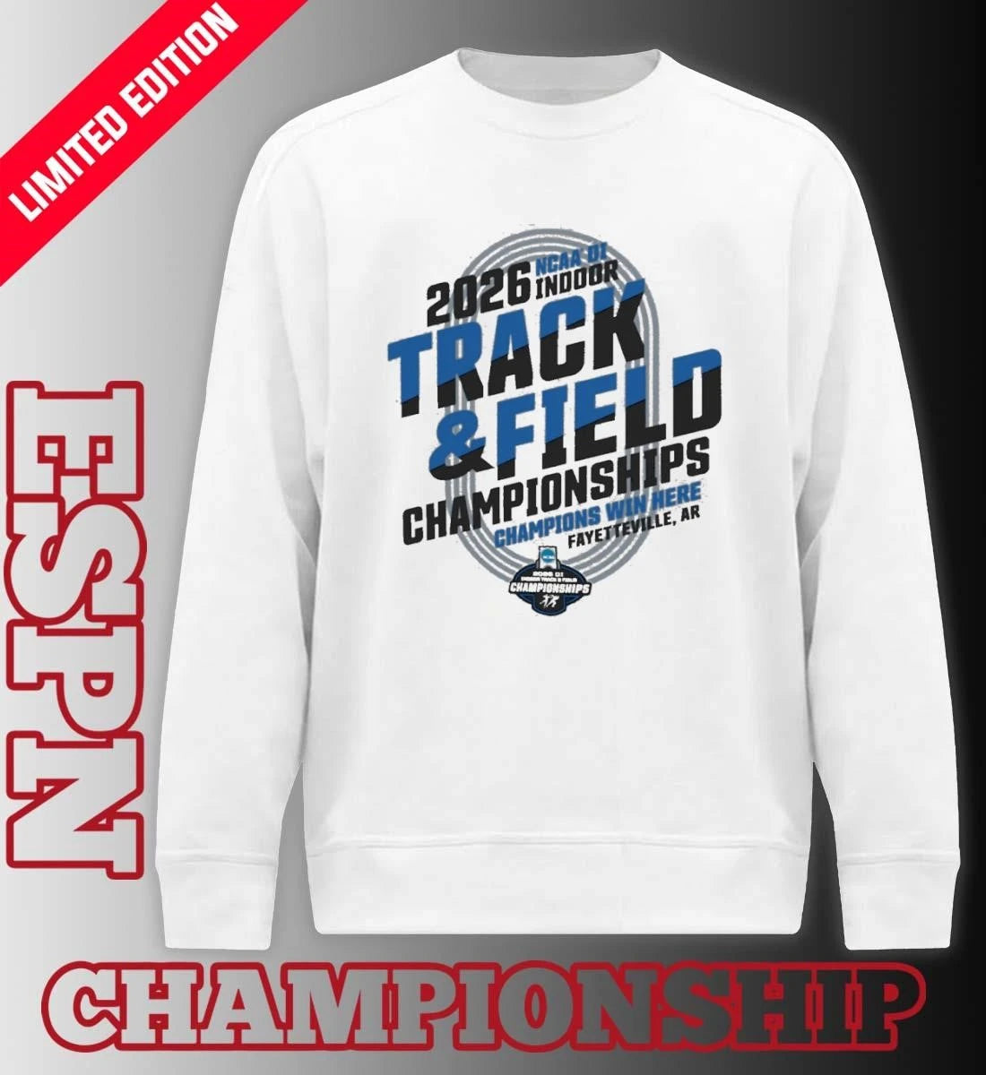 Official 2026 NCAA DI Indoor Track &amp; Field Championships T-Shirt